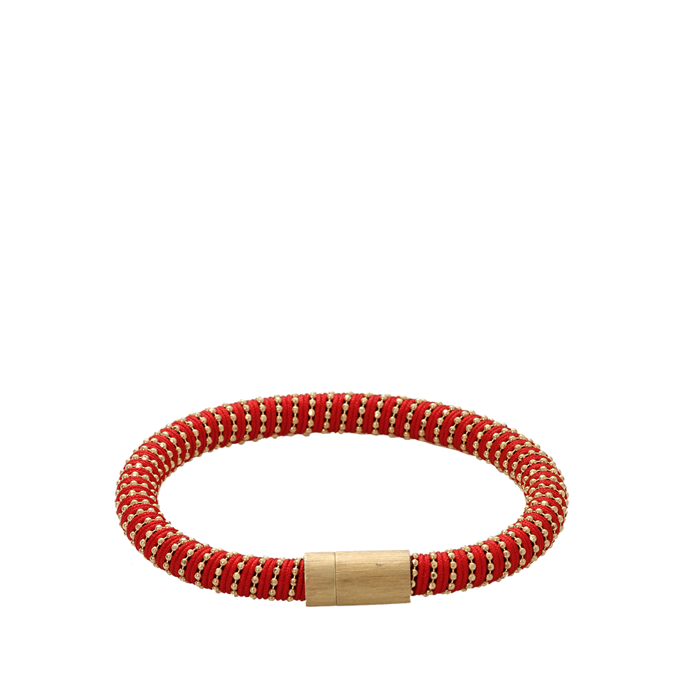 CAROLINA BUCCI-Twister Band Bracelet-SCARLET