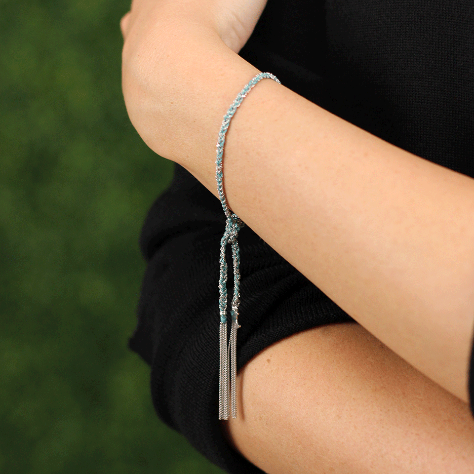 CAROLINA BUCCI-Wisdome Lucky Bracelet-WHITE GOLD