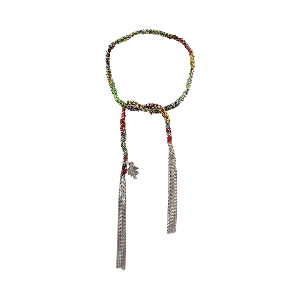 CAROLINA BUCCI-Super Lucky Four Leaf Clover Bracelet-WHT GOLD