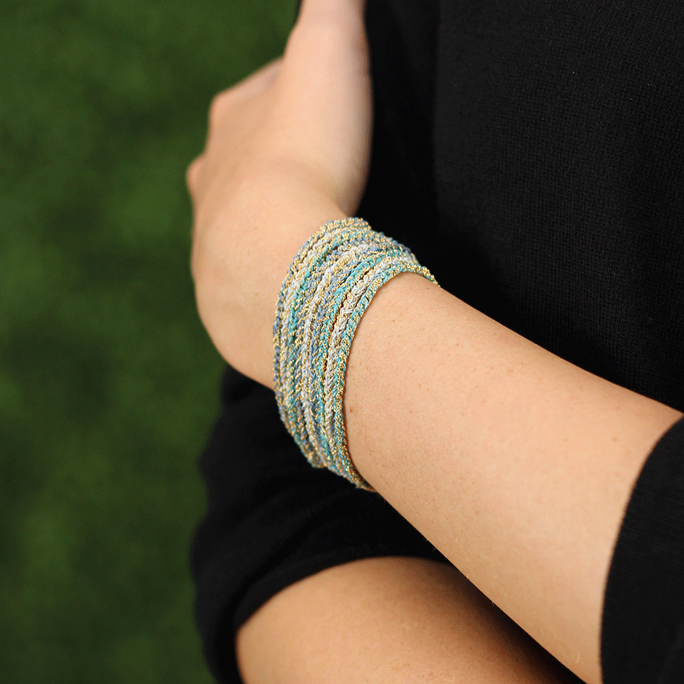 CAROLINA BUCCI-Looking Glass Bracelet-YELLOW GOLD