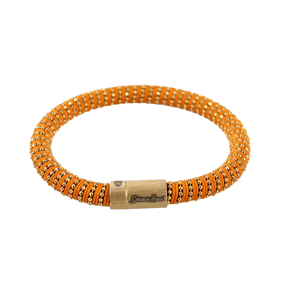 CAROLINA BUCCI-Twister Magnetic Clasp Band Bracelet-YLW GOLD