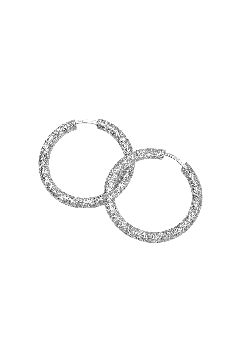  Florentine Finish Small Round Hoop Earrings-ROSE GOLD-JEWELRYFINE JEWELEARRING-CAROLINA BUCCI 