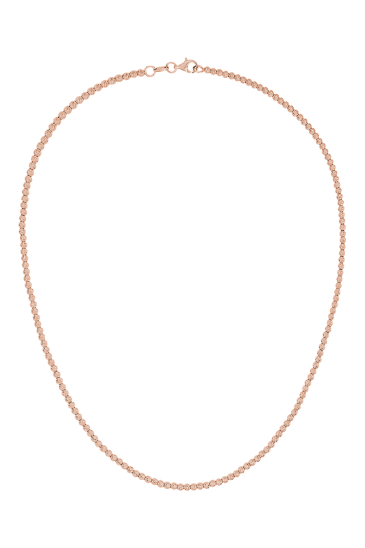 Discoball Necklace - Rose Gold-ROSE GOLD-40-JEWELRYFINE JEWELNECKLACE O-CAROLINA BUCCI