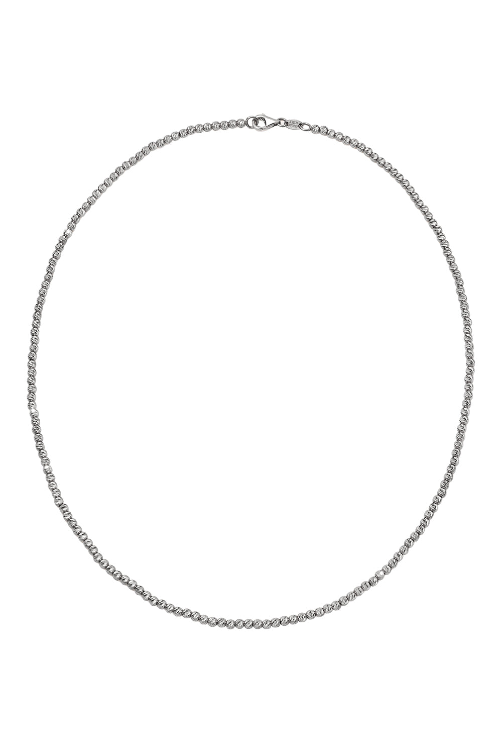 Discoball Necklace - White Gold-WHITE GOLD-40-JEWELRYFINE JEWELNECKLACE O-CAROLINA BUCCI