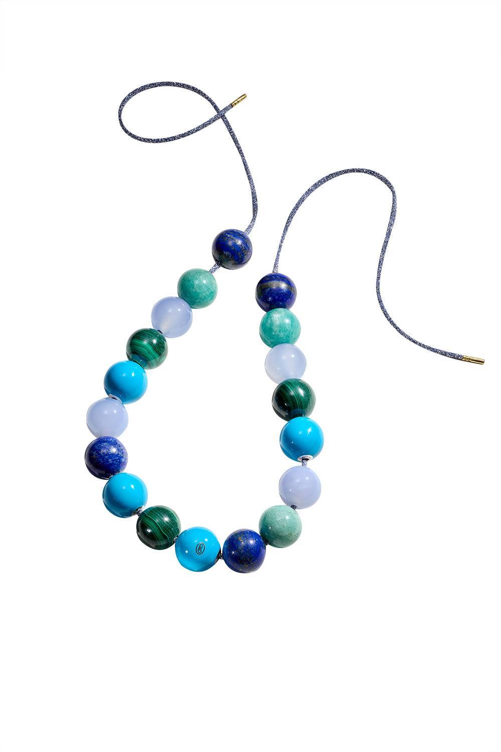 East Village Downtown Necklace-YELLOW GOLD-JEWELRYFINE JEWELNECKLACE O-CAROLINA BUCCI
