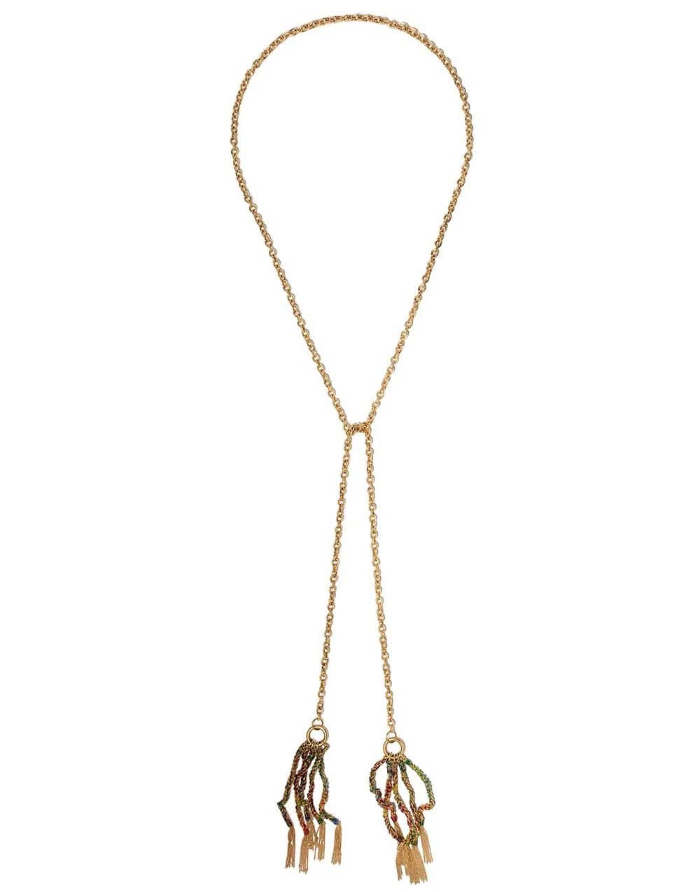 CAROLINA BUCCI-Lucky Chain Lariat-YGLD/MIX