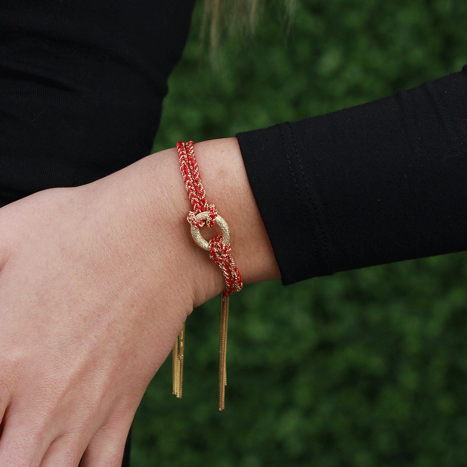 CAROLINA BUCCI-1885 One Sparkly Link-YELLOW GOLD