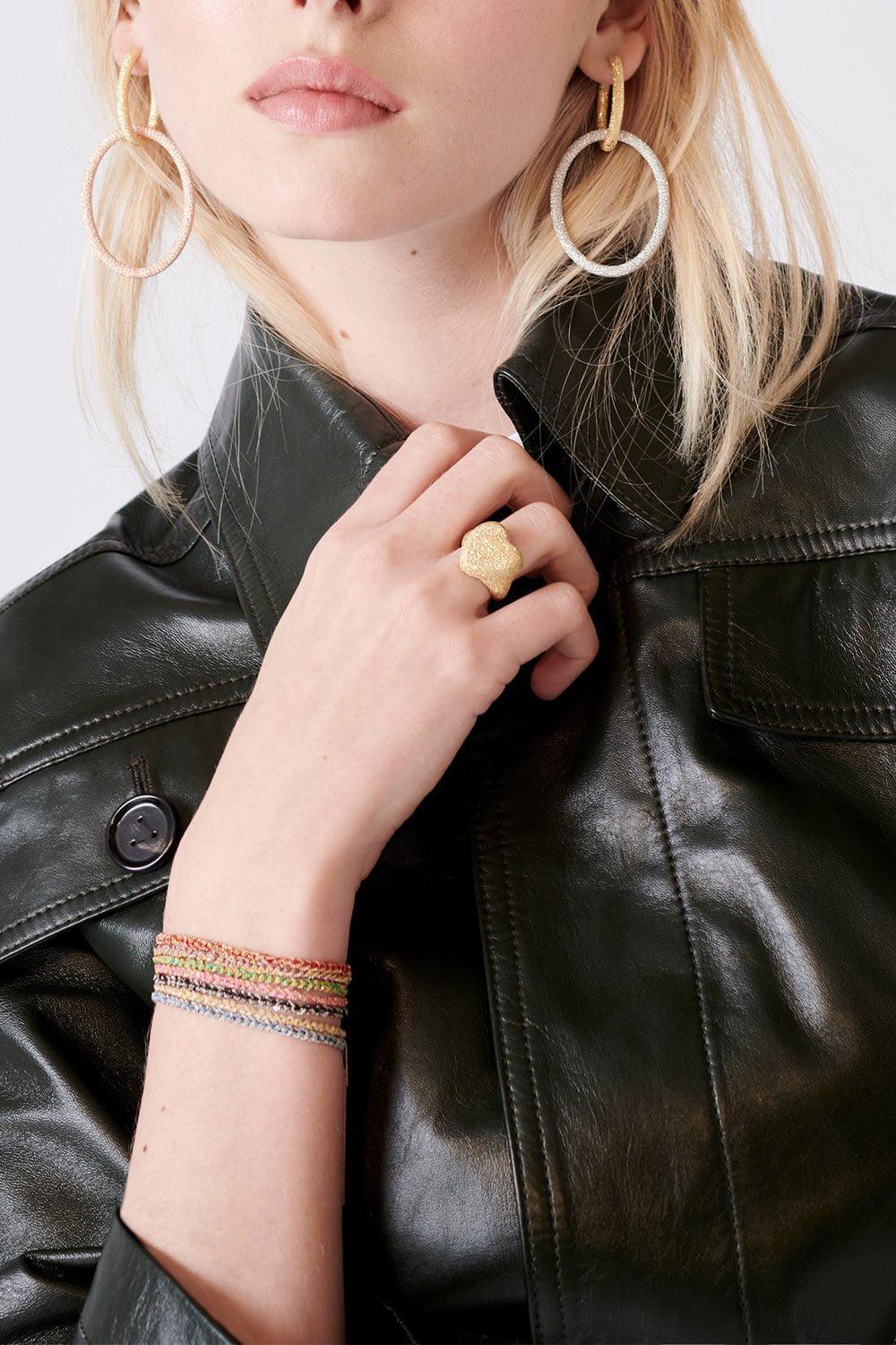 CAROLINA BUCCI-Florentine Finish Cuore Ring-