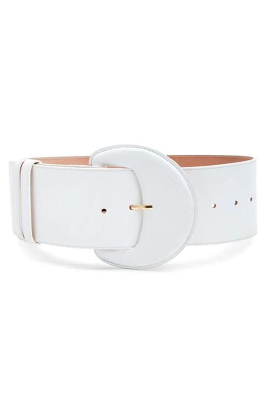 CAROLINA HERRERA-Demi Lune Belt - White-