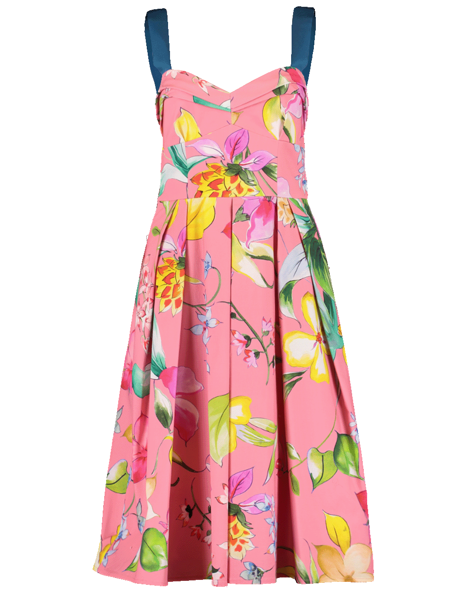 CAROLINA HERRERA-Floral Dress-