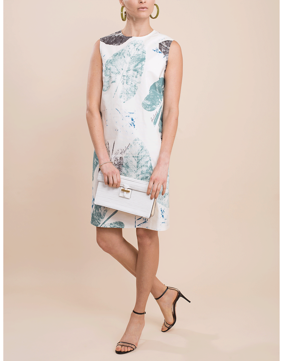 CAROLINA HERRERA-Printed Mini Shift Dress-