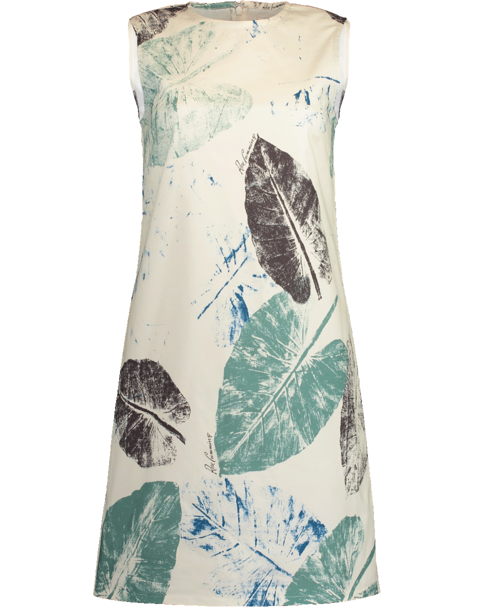 CAROLINA HERRERA-Printed Mini Shift Dress-