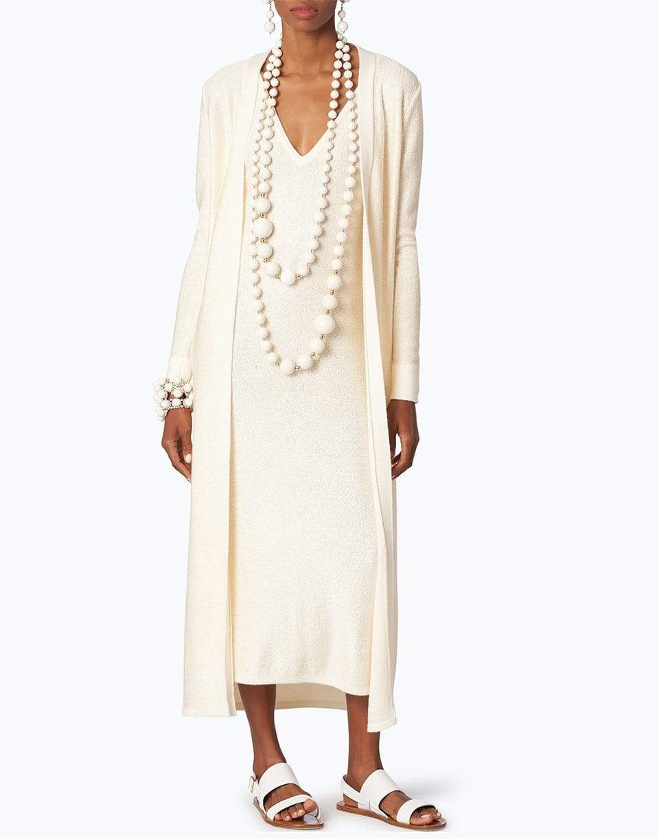 CAROLINA HERRERA-Long Sleeve Knit Duster-