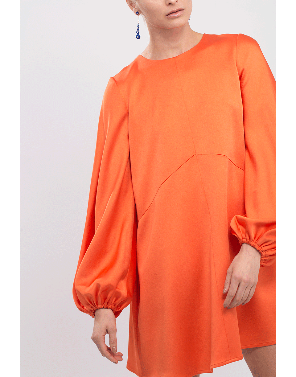 CAROLINA HERRERA-Puff Sleeve Dress-NECTARIN