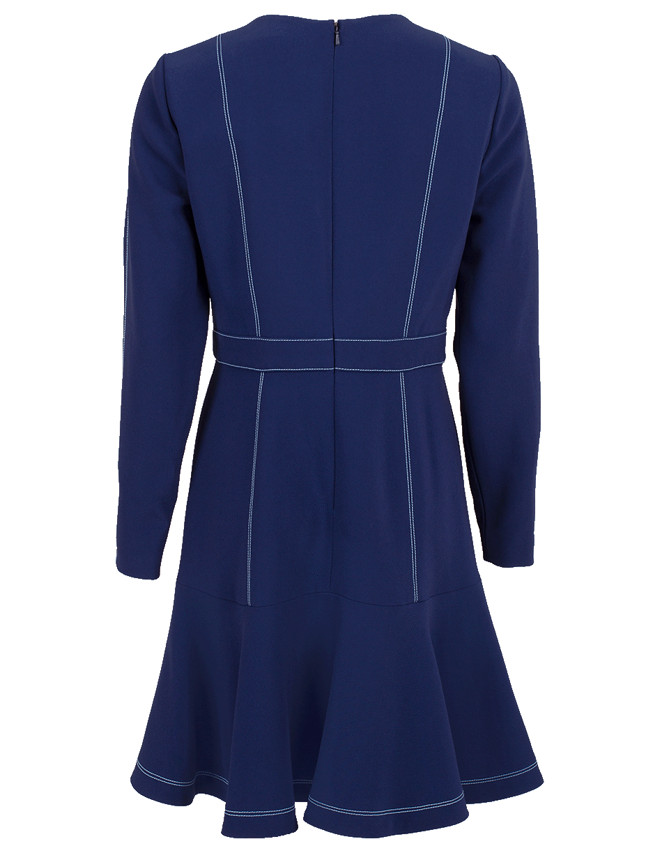CAROLINA HERRERA-Ruffled Hem Dress-