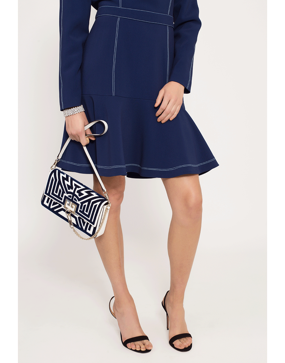 CAROLINA HERRERA-Ruffled Hem Dress-