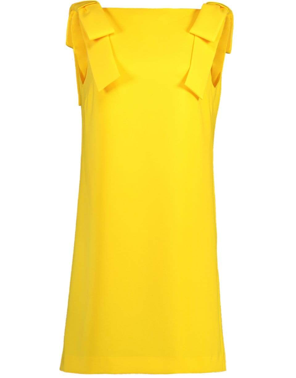 CAROLINA HERRERA-Shift Dress with Bow Details-