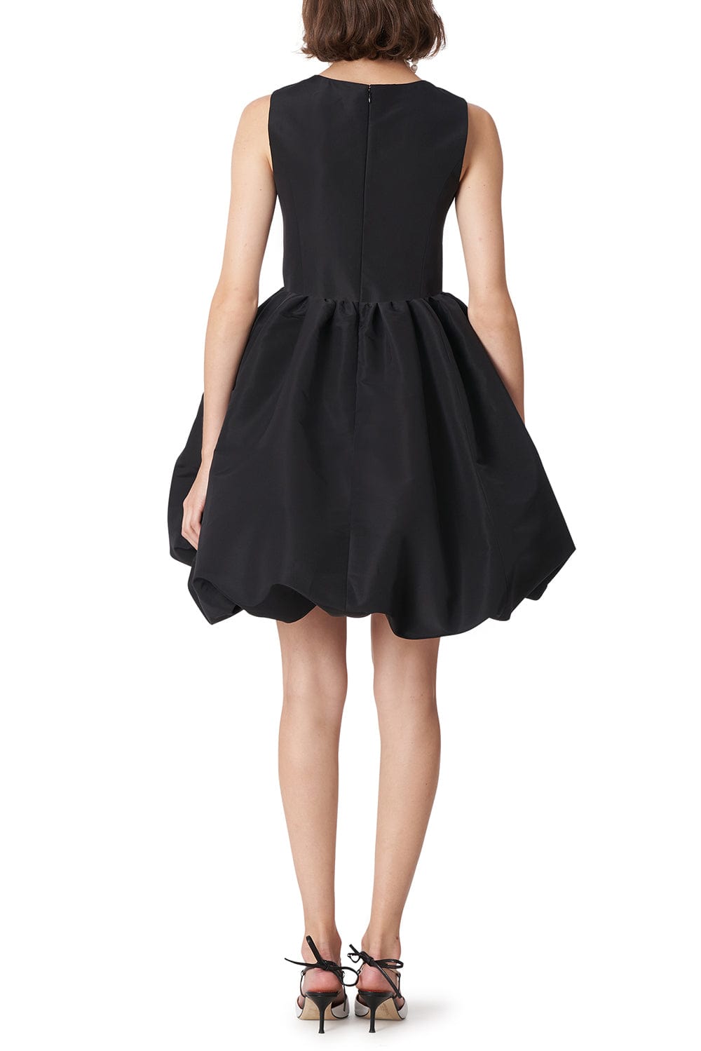 CAROLINA HERRERA-Sleeveless Crewneck Bubble Dress - Black-