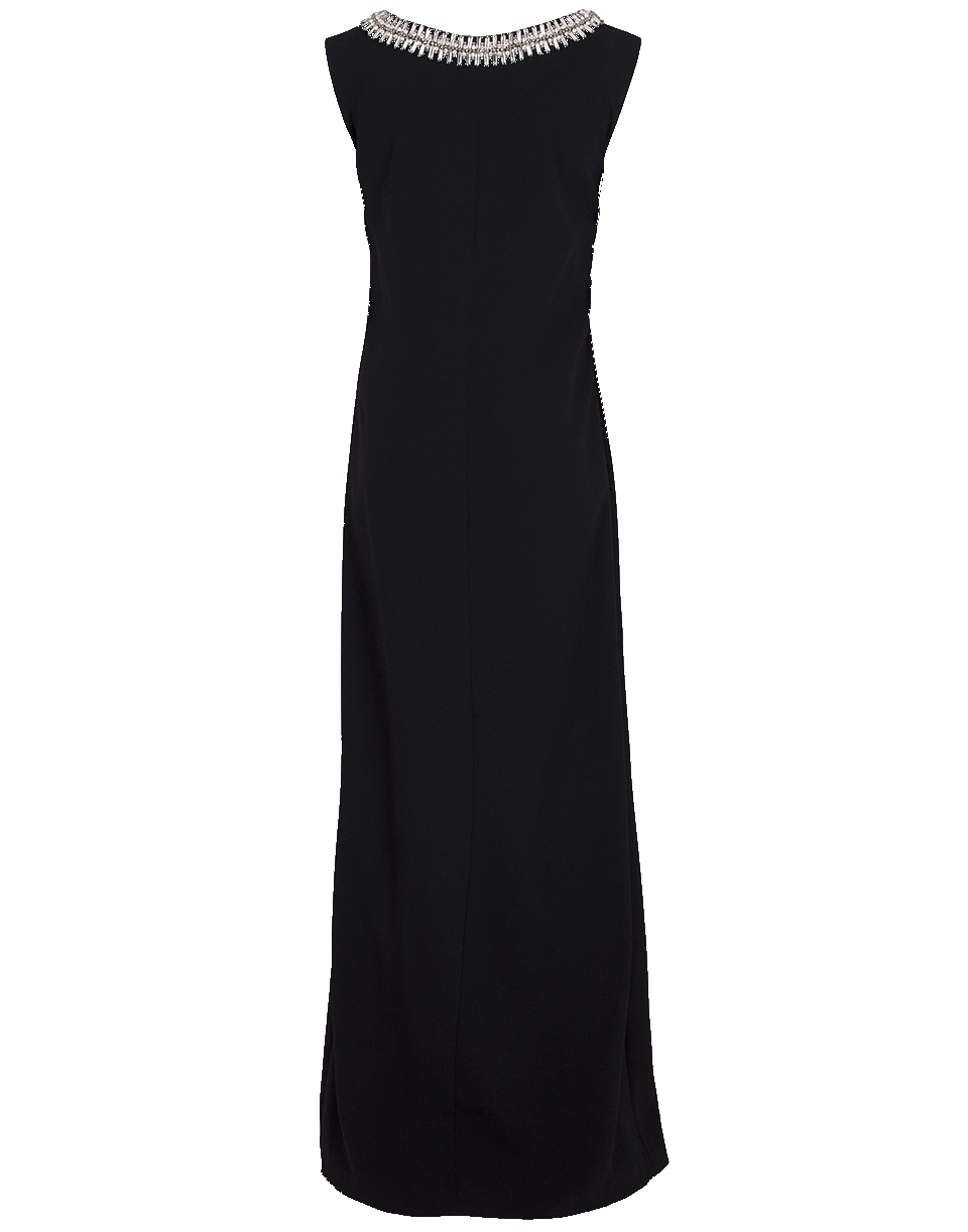CAROLINA HERRERA-Embroidered Bateau Gown-