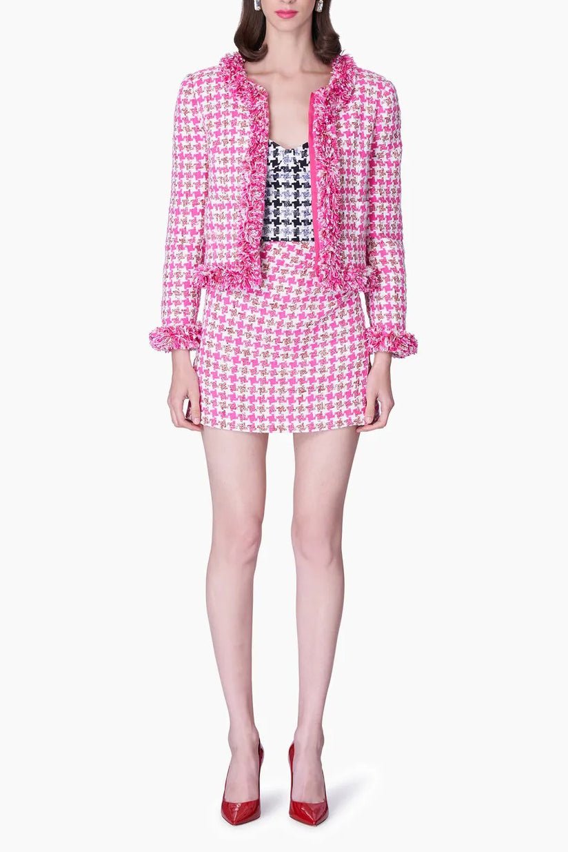 CAROLINA HERRERA-Fringe Crop Jacket-FLMGOMLT