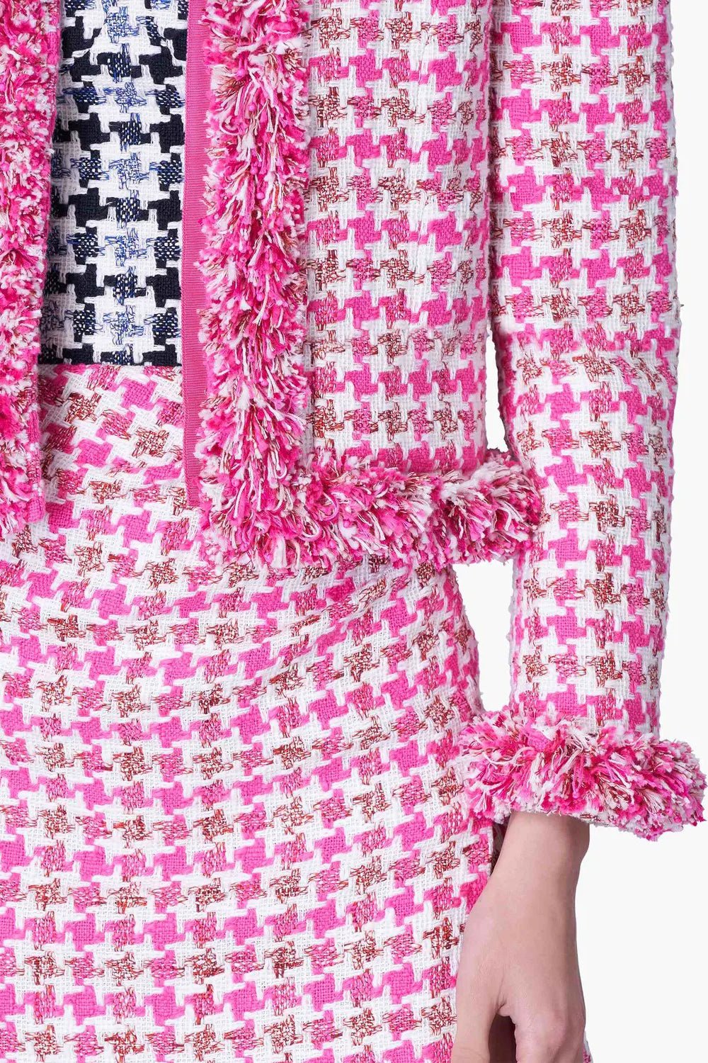 CAROLINA HERRERA-Fringe Crop Jacket-FLMGOMLT