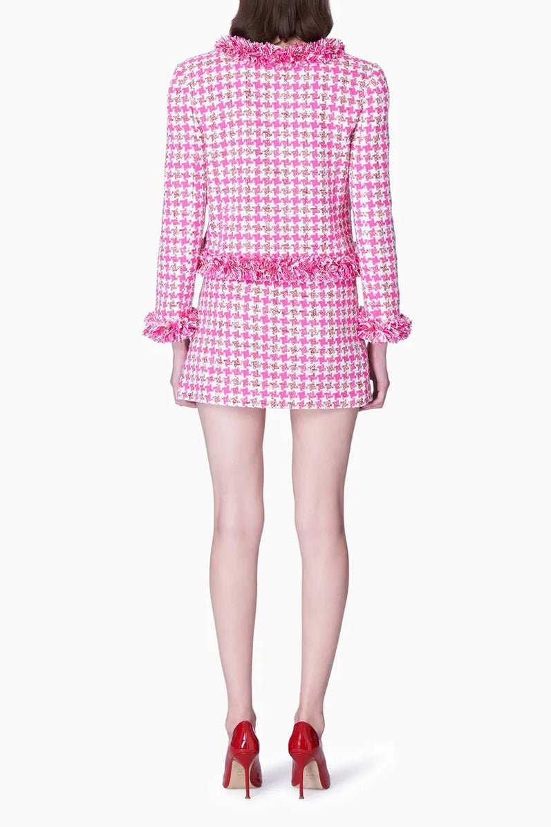 CAROLINA HERRERA-Fringe Crop Jacket-FLMGOMLT