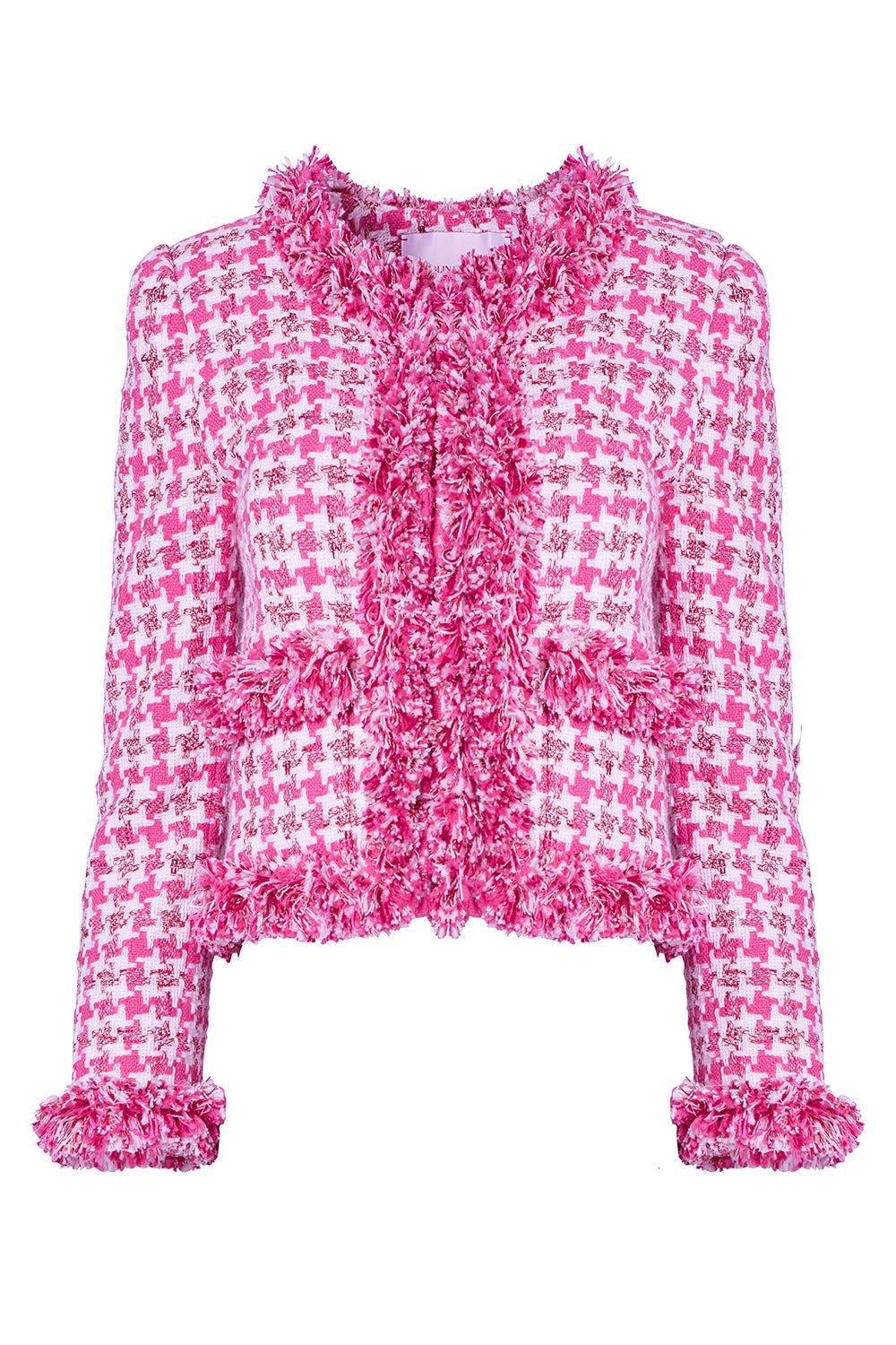 CAROLINA HERRERA-Fringe Crop Jacket-FLMGOMLT
