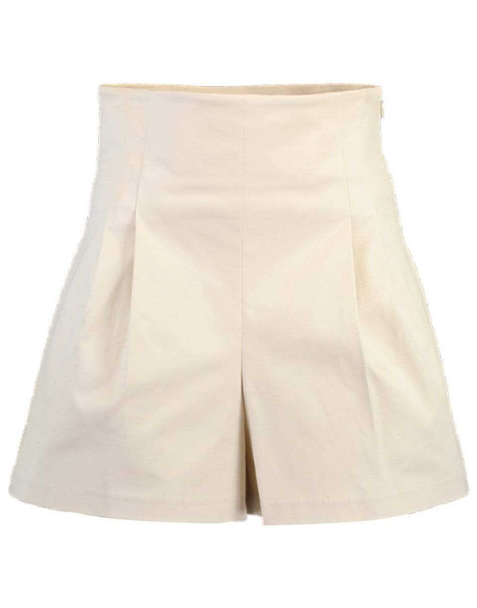 CAROLINA HERRERA-High Waisted Pleated Shorts-