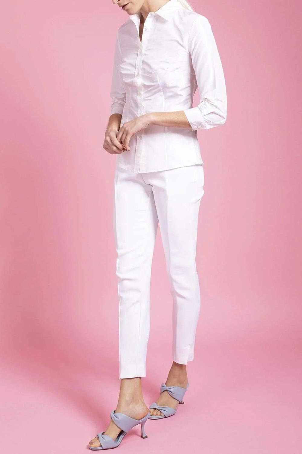 CAROLINA HERRERA-Skinny Pant - White-
