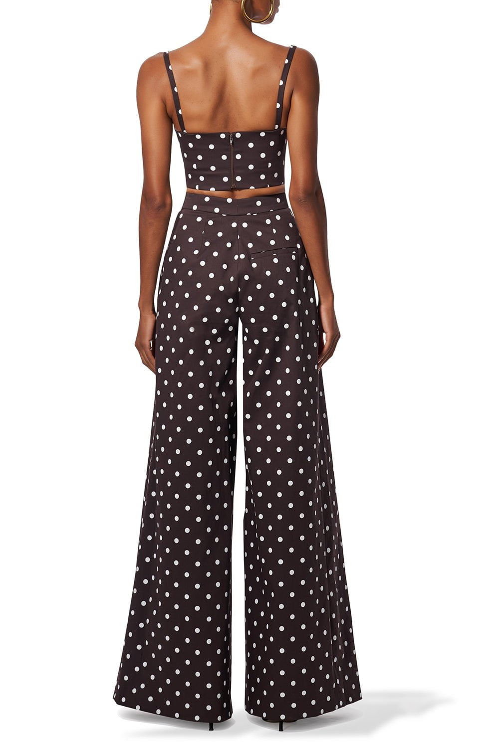 CAROLINA HERRERA-Wide Leg Pleated Pant-