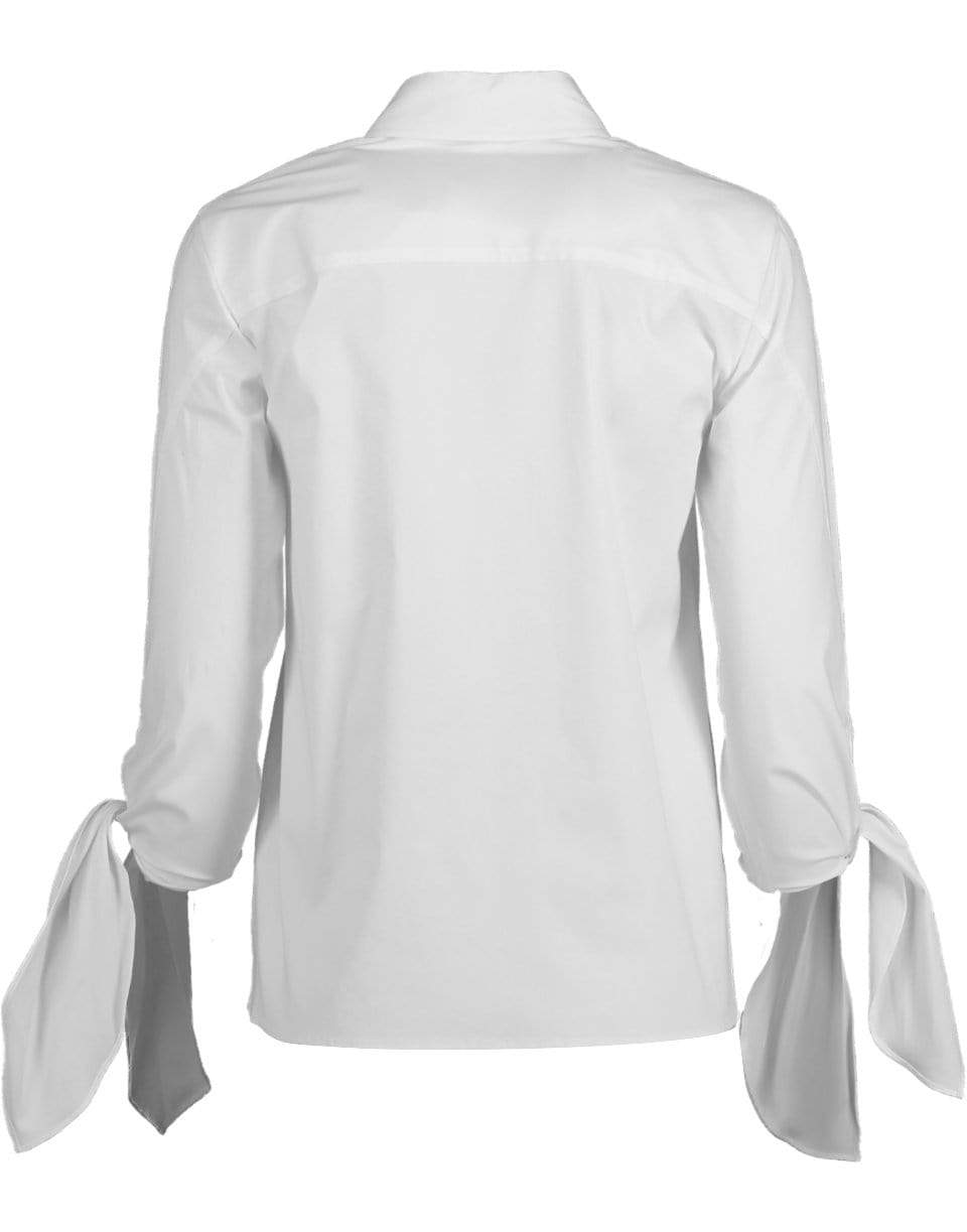 CAROLINA HERRERA-Cuff Tie Collared Shirt-