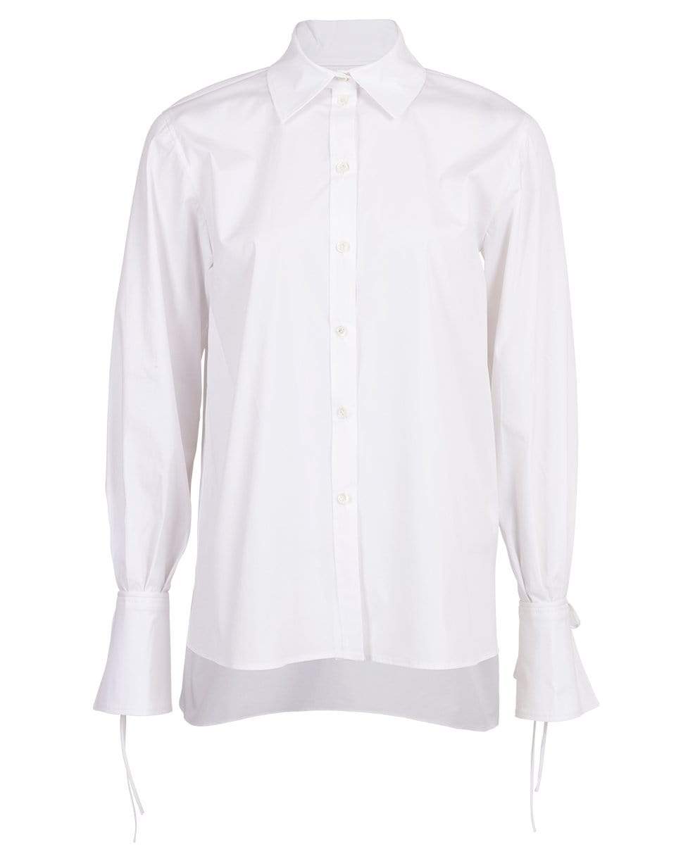 CAROLINA HERRERA-Drop Shoulder Collared Shirt-