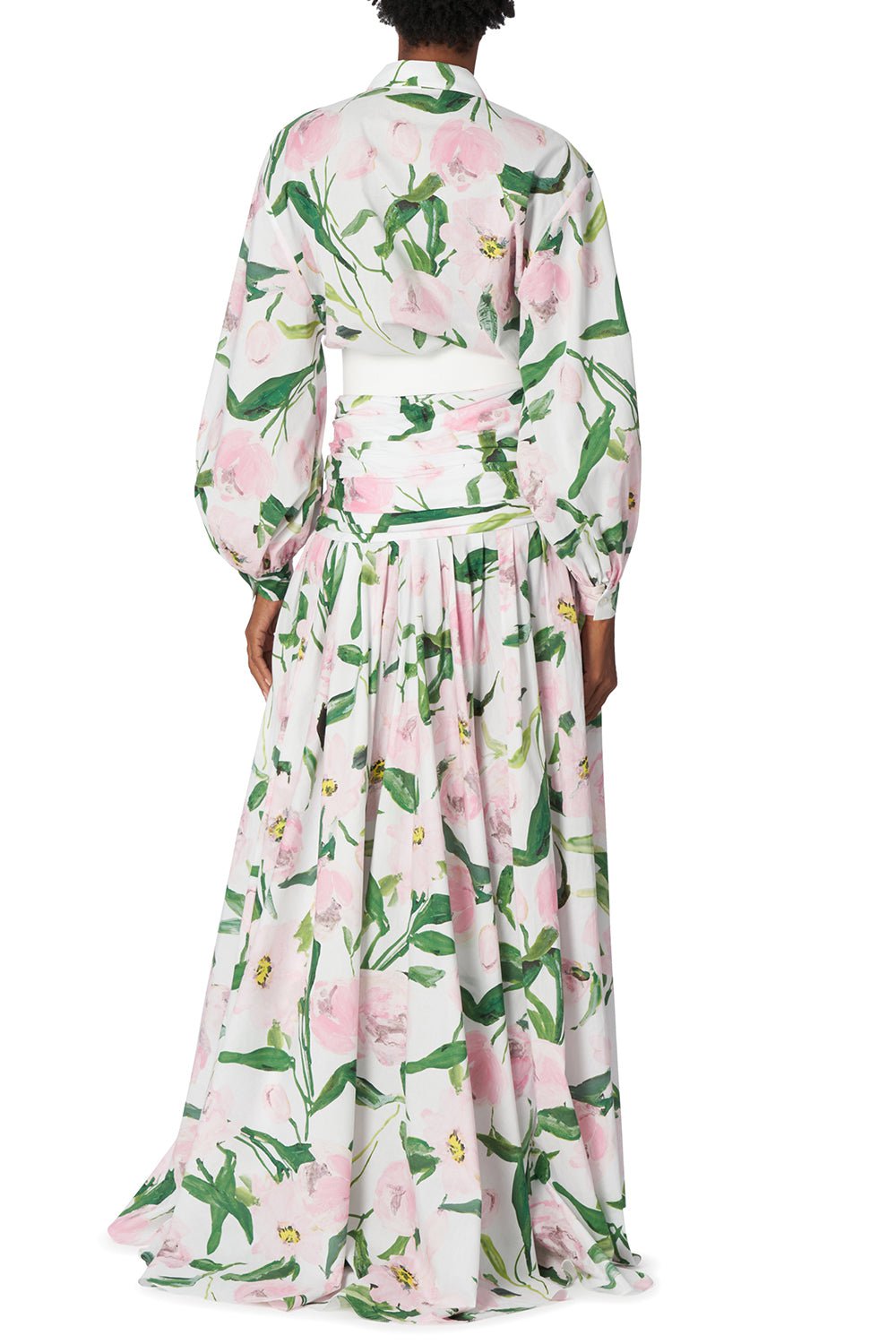 CAROLINA HERRERA-Balloon Sleeve Button Down Top-