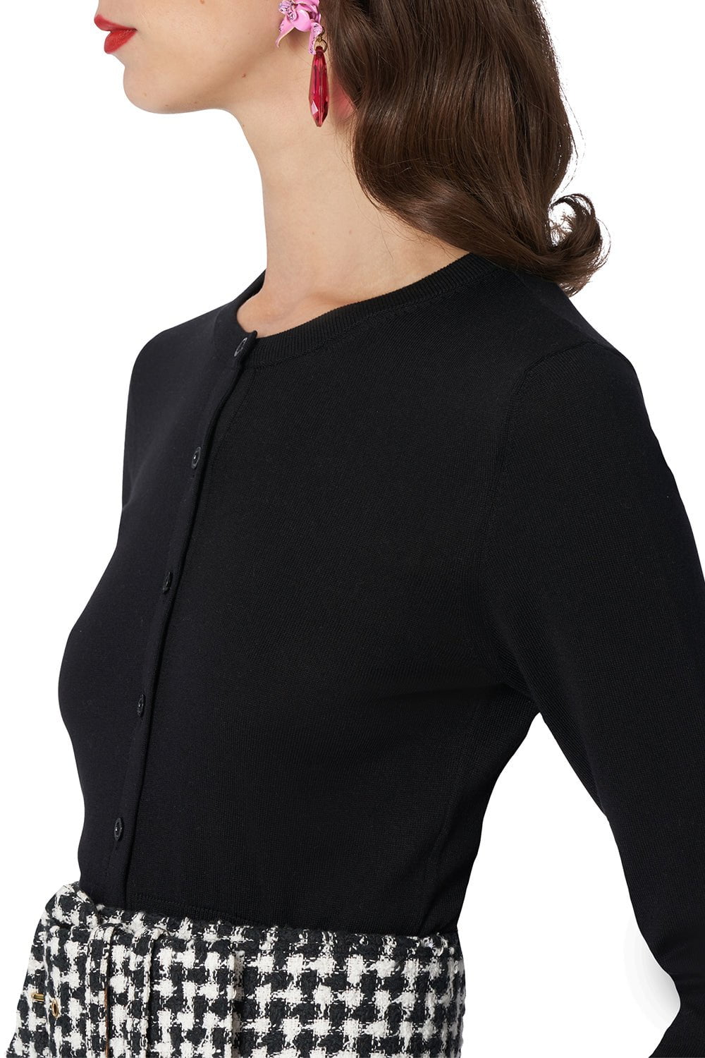 CAROLINA HERRERA-Long Sleeve Cardigan-