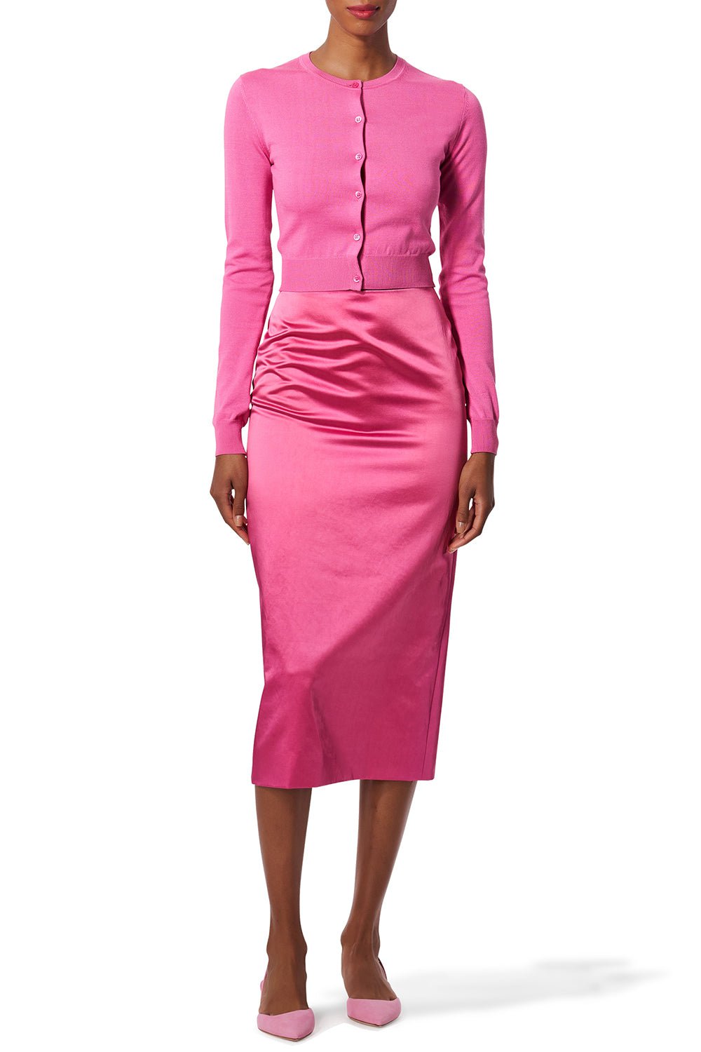 CAROLINA HERRERA-Long Sleeve Cardigan-