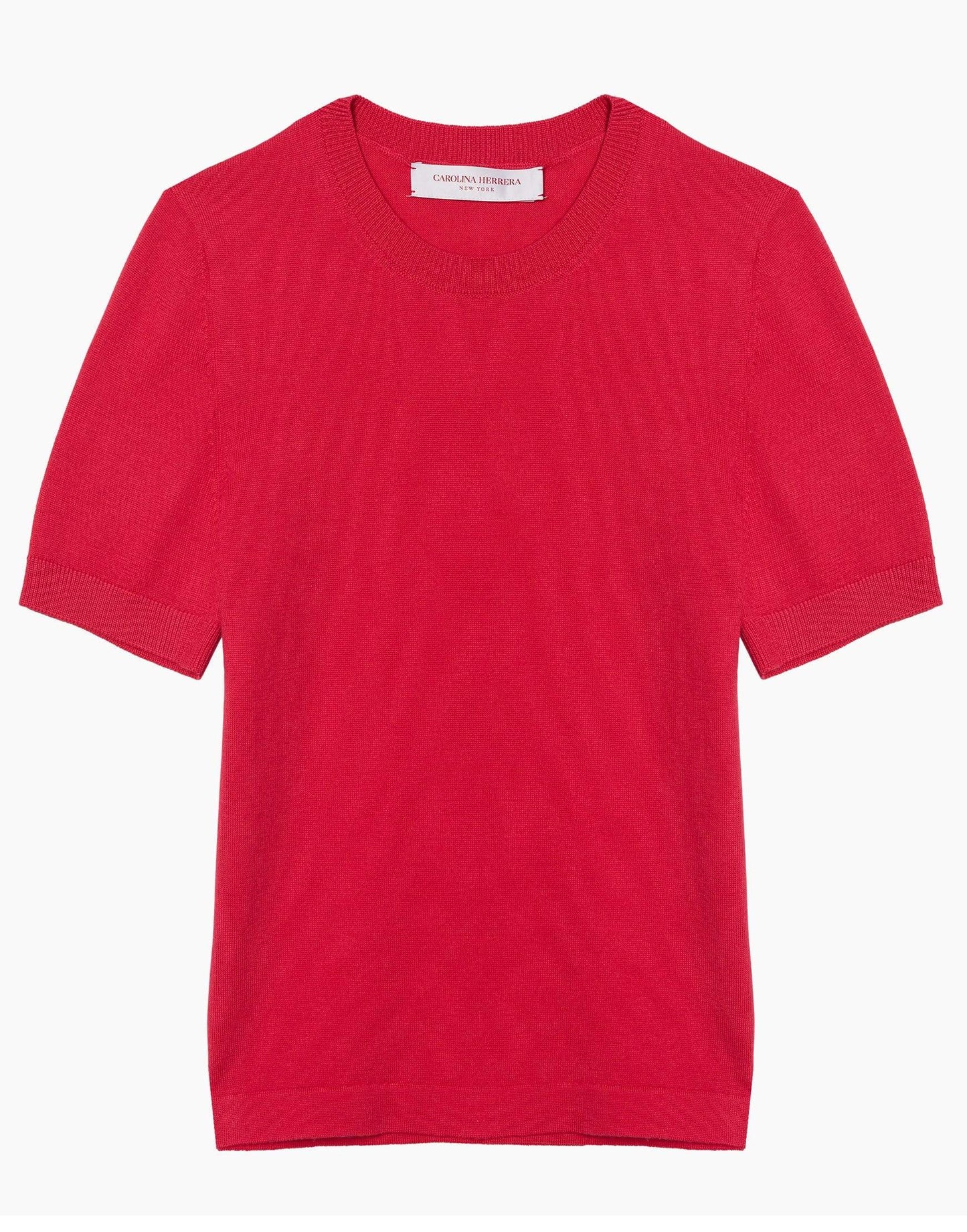 CAROLINA HERRERA-Azalea Short Sleeve Knit T-Shirt-