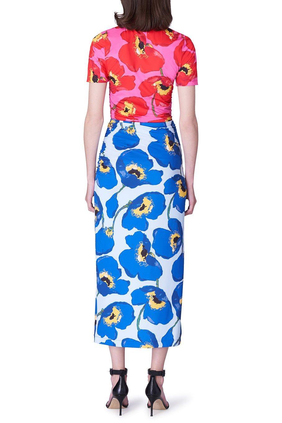 CAROLINA HERRERA-Crewneck Ruched Top-