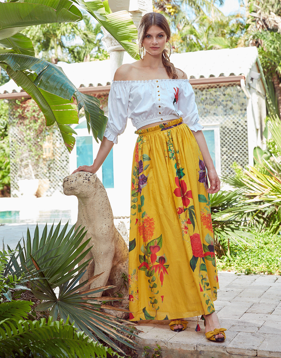 CAROLINA K-Alexa Embroidered Top-