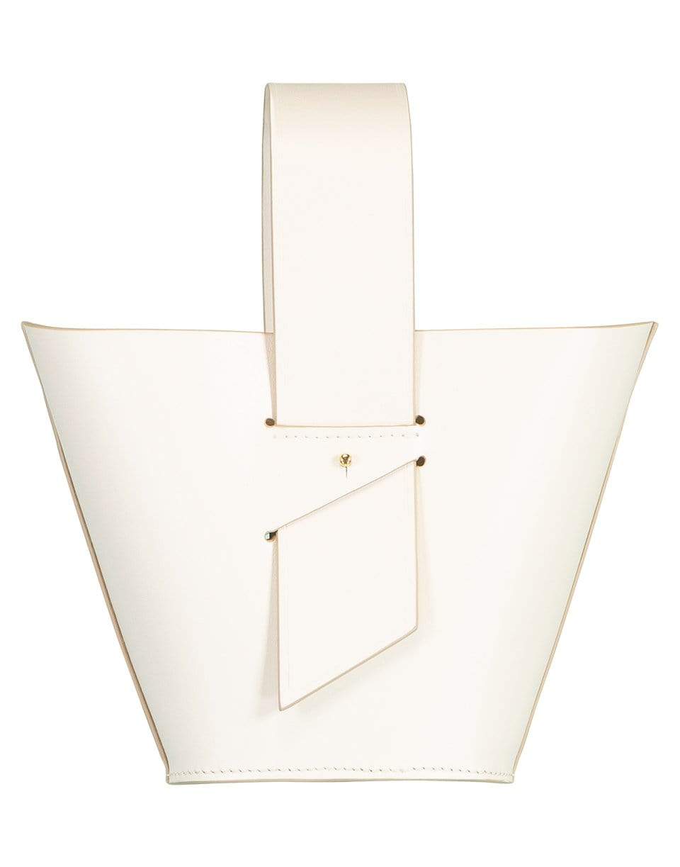 CAROLINA SANTO DOMINGO-Amphora Mini Top Handle Bag-OFFWHITE