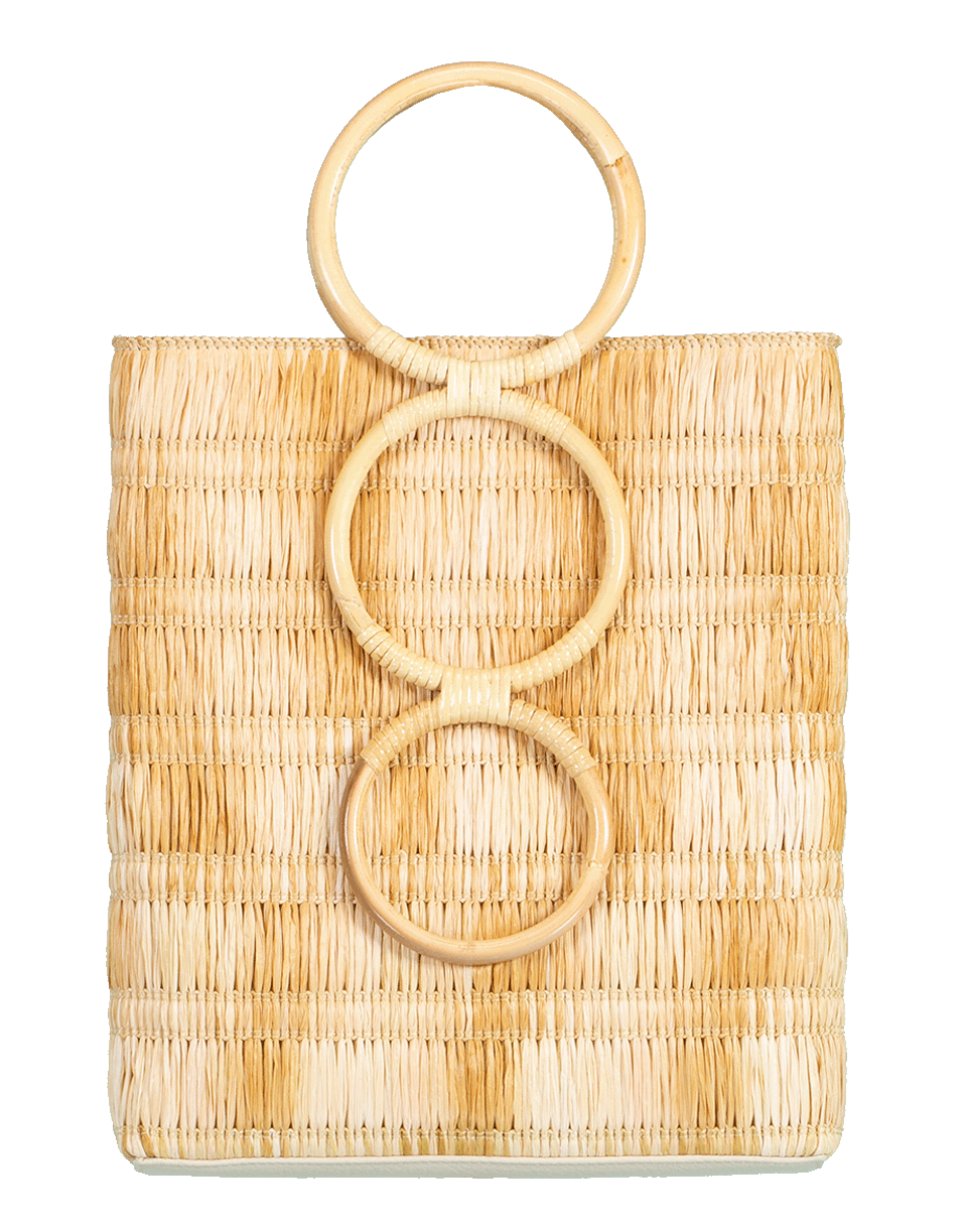 CAROLINA SANTO DOMINGO-Mini Raffia Tote-NATURAL