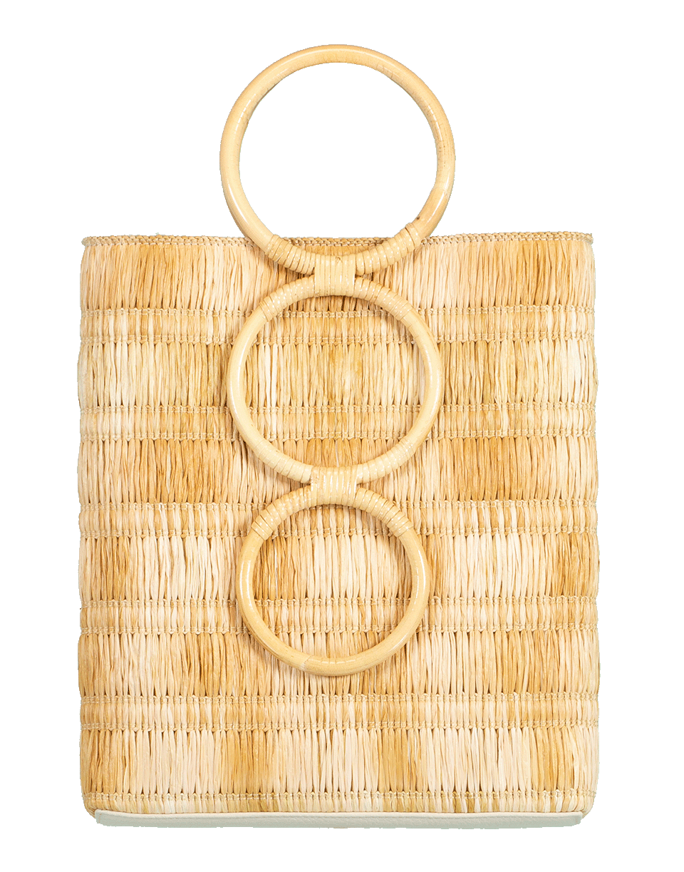 CAROLINA SANTO DOMINGO-Mini Raffia Tote-NATURAL