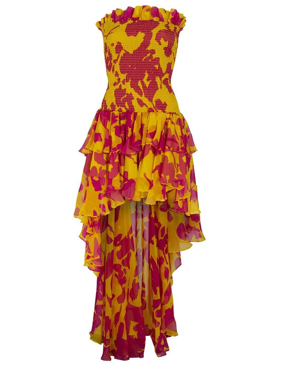 CAROLINE CONSTAS-Lola Smocked Dress-