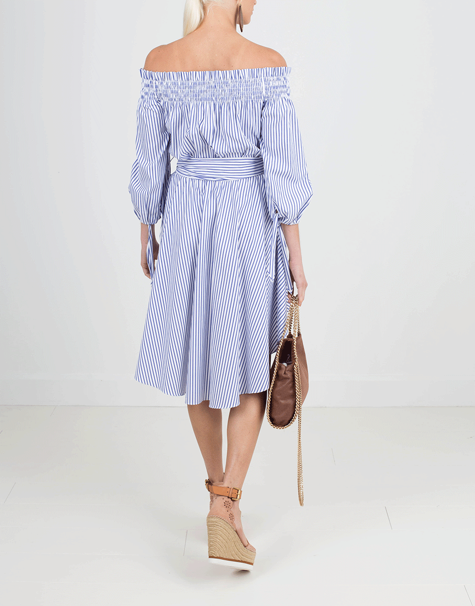 CAROLINE CONSTAS-Lou Striped Dress-