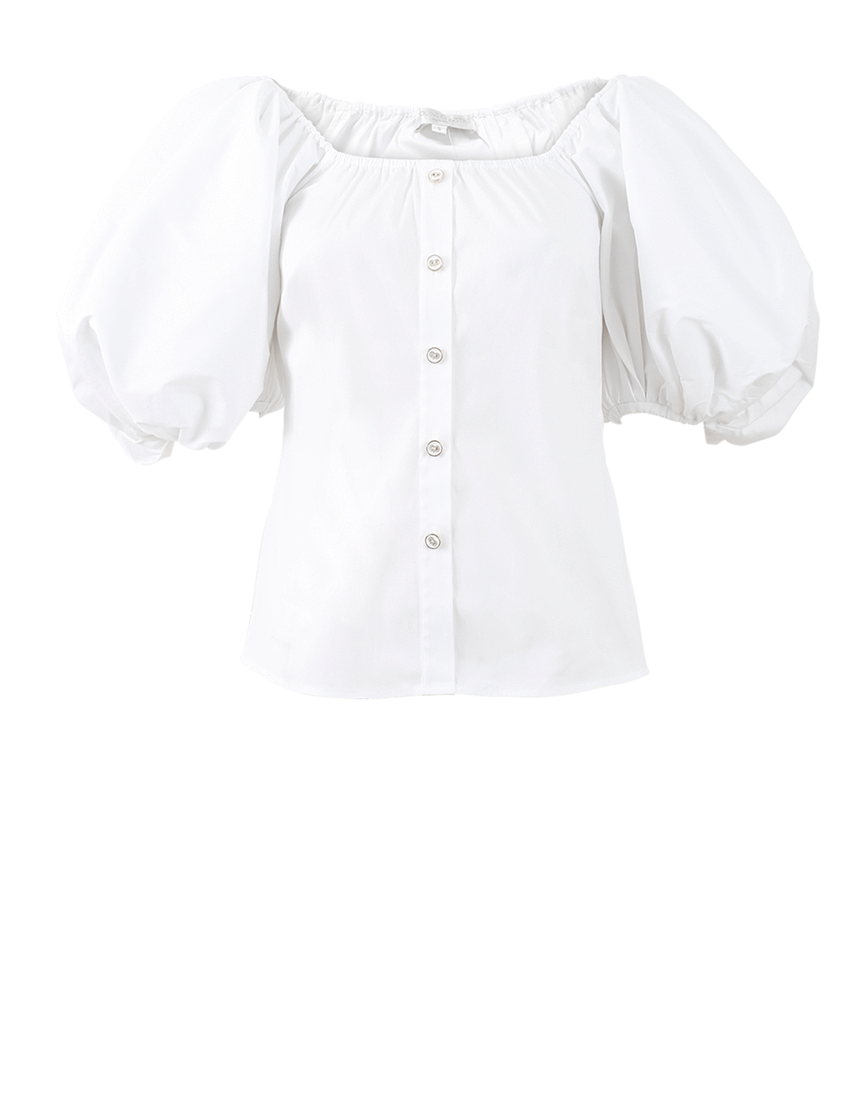 CAROLINE CONSTAS-Jolie Puff Sleeve Top-