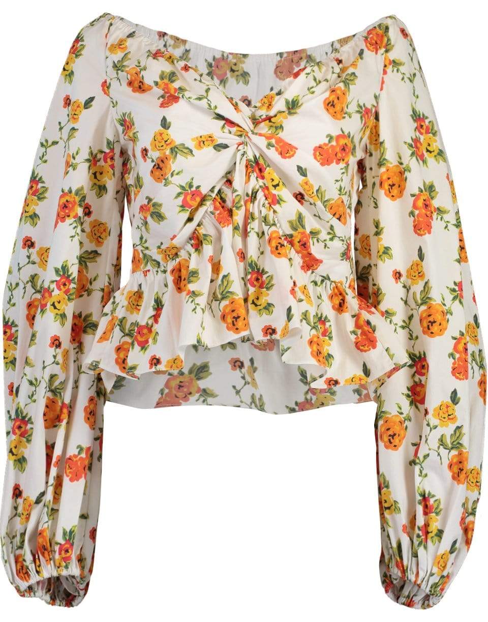 CAROLINE CONSTAS-Onira Floral Top-