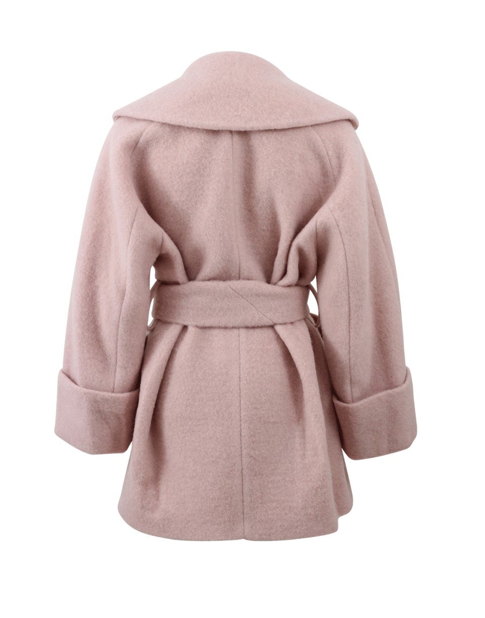 CARVEN-Manteau Cort Coat-POUDRE