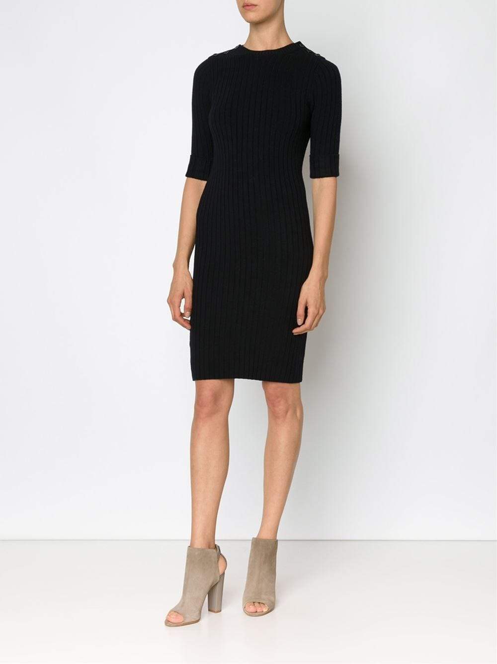 CARVEN-Nautical Knit Dress-