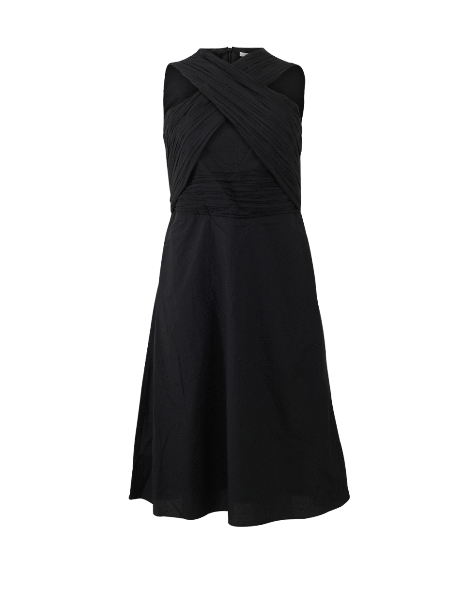 CARVEN-Cross Front Dress-