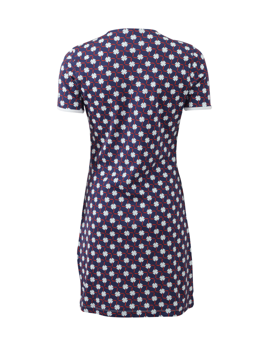 CARVEN-Printed Jersey Dress-