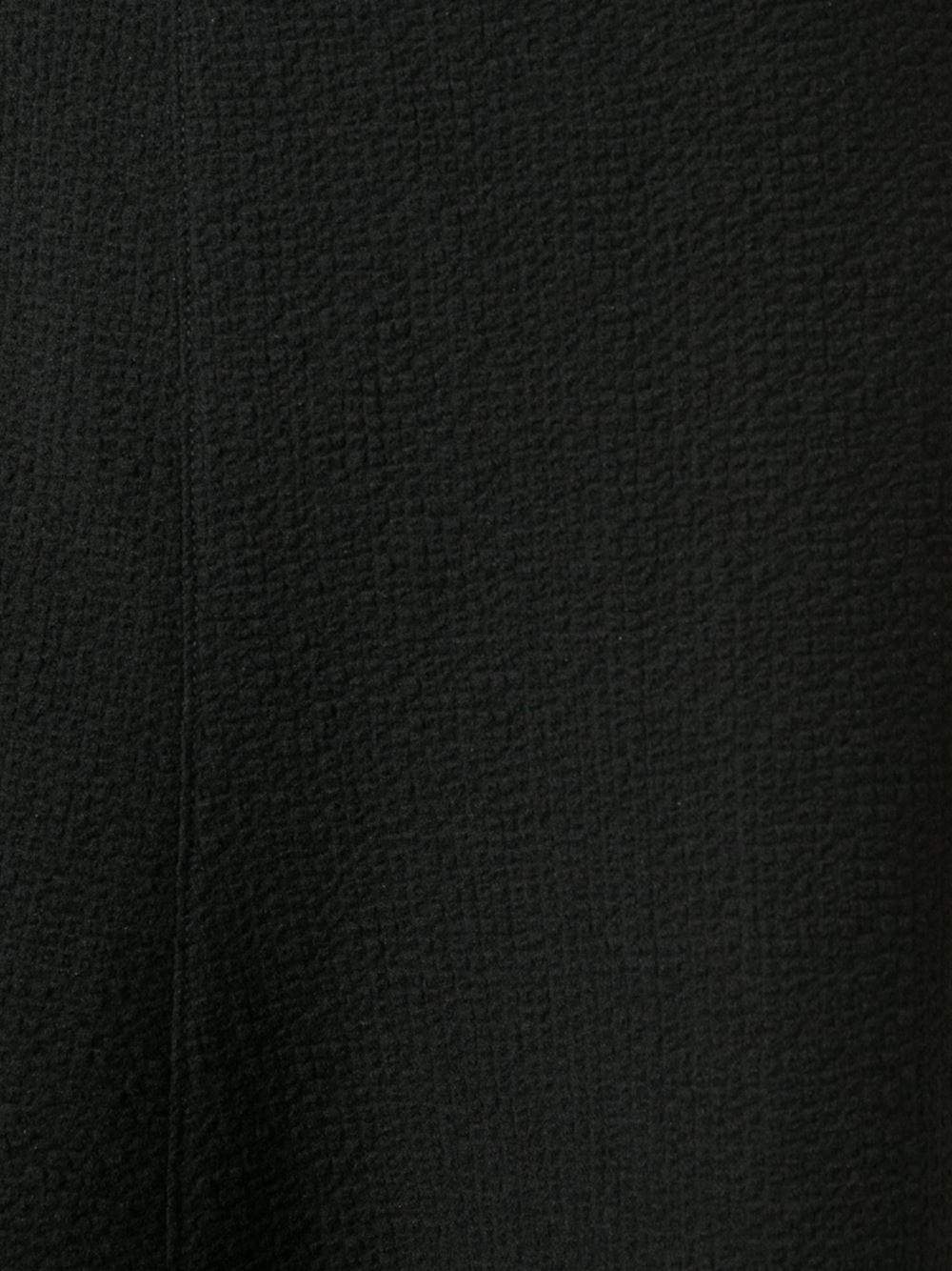 CARVEN-Wool Seersucker Skirt-